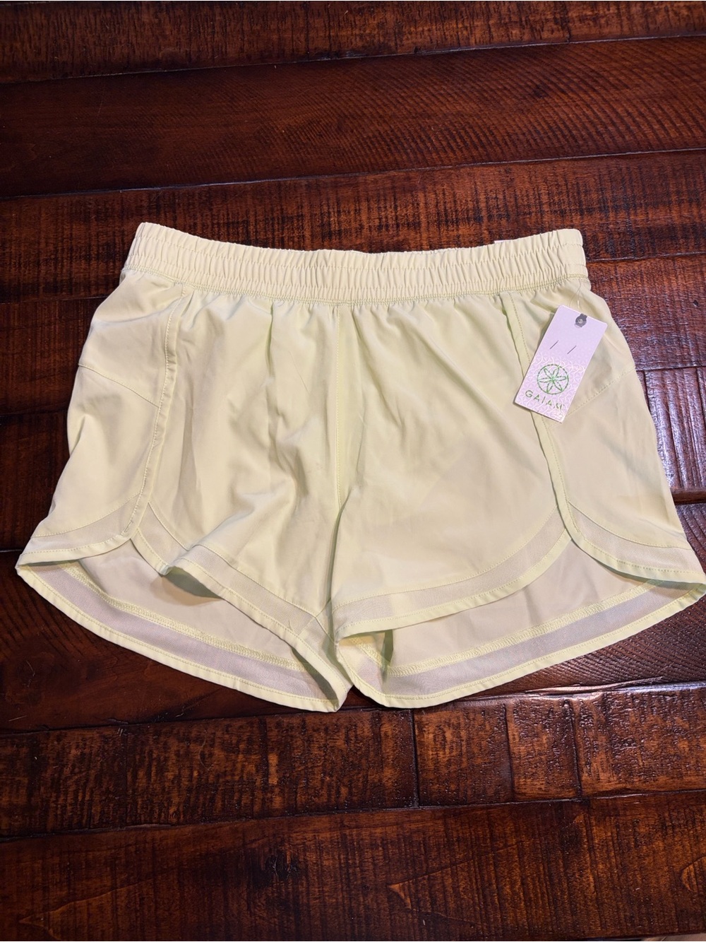 GAIAM Lime Women's Athletic Running Shorts